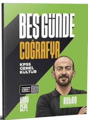 KPSS Genel Kültür Beş Günde Coğrafya Kamp Kitabı - 1