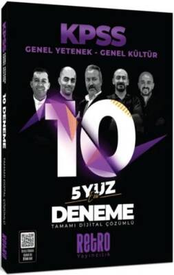 KPSS Genel Yetenek Genel Kültür 10 Deneme - 1