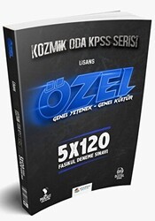 Akademi Denizi Yayıncılık KPSS GY GK Kozmik Oda Lisans 5 x 120 Deneme - Akademi Denizi Yayıncılık