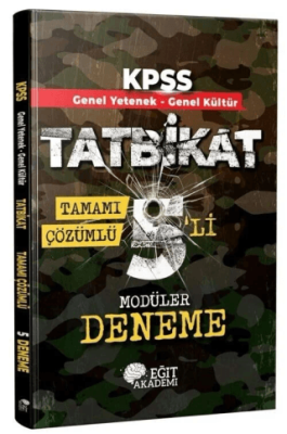 KPSS Genel Yetenek Genel Kültür TATBİKAT 5 Deneme Çözümlü - 1