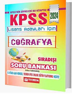 Teorem Yayıncılık KPSS Lisans Coğrafya Sıradışı Soru Bankası - 1