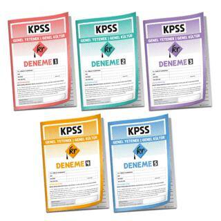 KPSS Lisans Genel Yetenek Genel Kültür 5li Deneme Paketi - 1