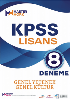 KPSS Lisans - Genel Yetenek - Genel Kültür 8 Deneme - 1