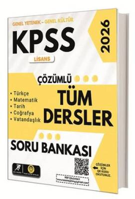 KPSS Lisans Tüm Dersler Çözümlü Soru Bankası - 1