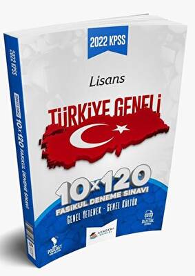 KPSS Lisans Türkiye Geneli 10 x 120 Fasikül Deneme