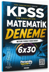 KPSS Matematik 6 Deneme Çözümlü - Peramila Yayıncılık