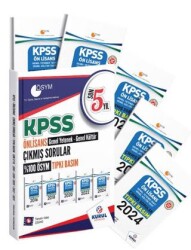 KPSS Önlisans GYGK Son 5 Yıl Tıpkı Basım Çıkmış Sorular - Kurul Yayıncılık