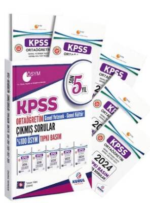KPSS Ortaöğretim GYGK Son 5 Yıl Tıpkı Basım Çıkmış Sorular - 1