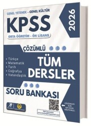 KPSS Ortaöğretim Ön Lisans Tüm Dersler Soru Bankası - Tasarı Eğitim Yayınları