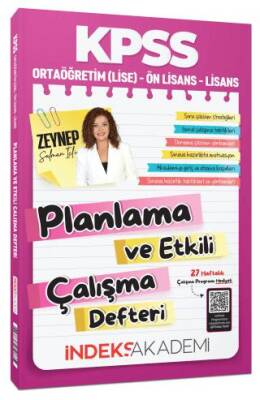 KPSS Planlama ve Etkili Çalışma Defteri - 1