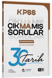 KPSS Tarih Çıkmamış Sorular 30`lu Deneme - Akademi Denizi Yayıncılık