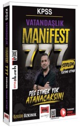 KPSS Vatandaşlık Manifest Serisi 777 Soruda Tamamı Video Çözümlü Tekrar Kitabı - Yargı Yayınevi