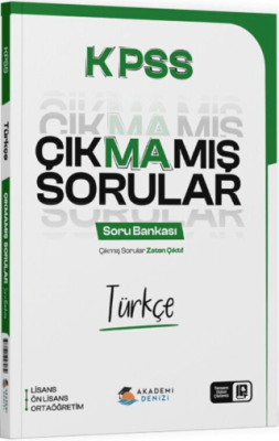 KPSS Türkçe Çıkmamış Sorular Soru Bankası - 1