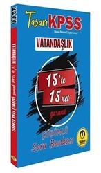 Tasarı Eğitim Yayınları KPSS Vatandaşlık 15` te 15 Net Soru Bankası - Tasarı Eğitim Yayınları