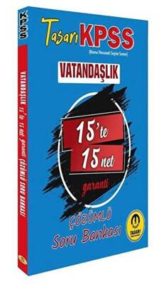 Tasarı Eğitim Yayınları KPSS Vatandaşlık 15` te 15 Net Soru Bankası - 1