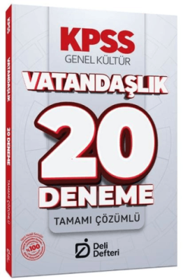 KPSS Vatandaşlık 20 Deneme Çözümlü - 1