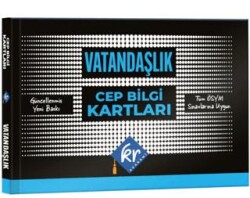 KPSS Vatandaşlık Cep Bilgi Kartları - KR Akademi Yayınları