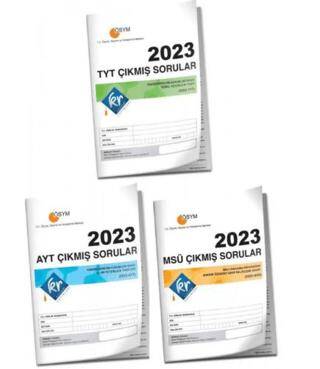 TYT - AYT - MSÜ Çıkmış Sorular Tıpkı Basım Kitapçığı - 1