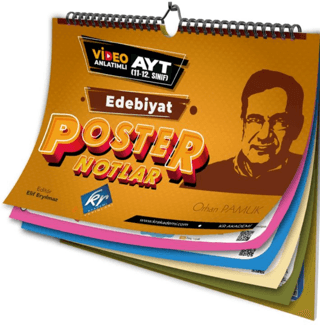 KR Akademi Yayınları AYT Edebiyat Poster Notlar - 1