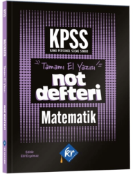 KPSS Matematik Konu Anlatımı Not Defteri - KR Akademi Yayınları