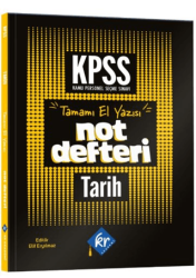 KPSS Tarih Konu Anlatımlı Not Defteri - KR Akademi Yayınları