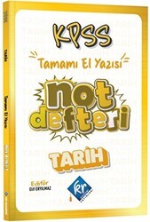 KPSS Tarih Konu Anlatımlı Not Defteri - KR Akademi Yayınları