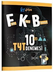 KR Plus Fizik-Kimya-Biyoloji FKB 10`lu TYT Denemesi - KR Akademi Yayınları