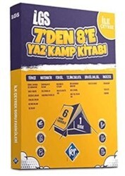 LGS Tüm Dersler 7`den 8`e Yaz Kamp Kitabı - KR Akademi Yayınları