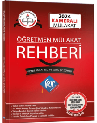 KR Akademi Yayınları MEB Öğretmen Kameralı Mülakat Rehberi - 1