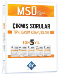 MSÜ Çıkmış Sorular Son 5 Yıl Tıpkı Basım Fasikülleri - KR Akademi Yayınları