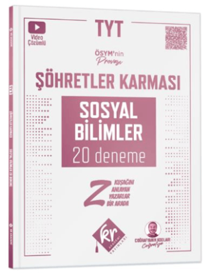 KR Akademi Yayınları TYT Şöhretler Karması Sosyal Bilimler 20 Deneme - 1