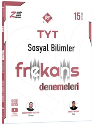 KR Akademi Yayınları TYT Sosyal Bilimler 15`li Frekans Denemeleri - 1