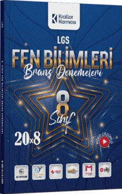 Krallar Karması 8. Sınıf LGS Fen Bilimleri 20 x 8 Branş Denemeleri - 1