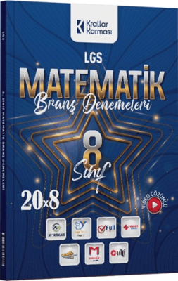 Krallar Karması 8. Sınıf LGS Matematik 20 x 8 Branş Denemeleri - 1