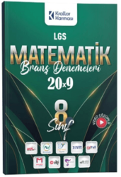 Krallar Karması 8. Sınıf LGS Matematik 20 x 9 Branş Denemeleri - Krallar Karması