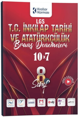 Krallar Karması 8. Sınıf LGS T.C. İnkılap Tarihi ve Atatürkçülük 10 x 7 Branş Denemeleri - 1