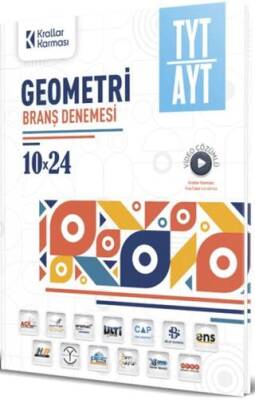 Krallar Karması TYT AYT Geometri 10 x 24 Branş Denemesi - 1