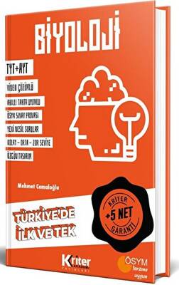 Kriter Akademi TYT AYT Biyoloji 5 Net Garanti - 1