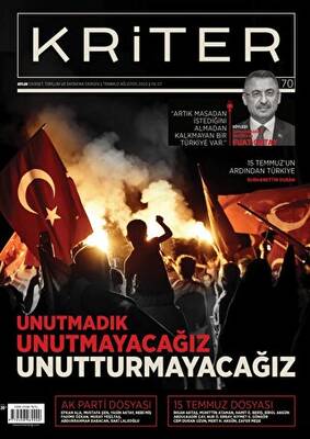 Kriter Dergisi Sayı: 70 - Temmuz Ağustos 2022 - 1