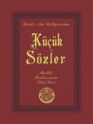 Küçük Sözler Çanta Boy - Tenvir Neşriyat