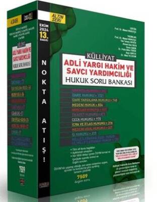 KÜLLİYAT Adli Hakim ve Savcı Yardımcılığı Hukuk Soru Bankası - 1