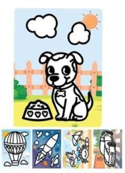 Kum Boyama 5Li Set - Erkek Model Karışık - BKM Kitap