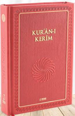 Kur`an-ı Kerim Büyük Boy - Mıklepli Ciltli- Kırmızı - 1