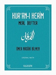 Kur’an-ı Kerim Meal Defter - Yüzleşme Yayınları