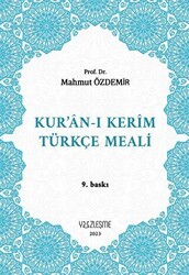 Kur’an-ı Kerim Türkçe Meali - Yüzleşme Yayınları