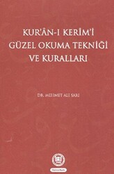 Kur’an-ı Kerim’i Güzel Okuma Tekniği ve Kuralları - Marmara Üniversitesi İlahiyat Fakültesi Vakfı