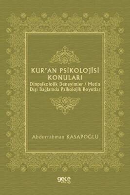 Kur`an Psikolojisi Konuları - 1