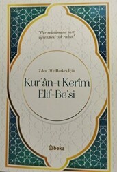 Kuranı Kerim Elif-Be`si - Beka Yayınları