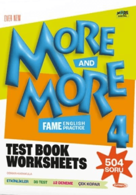 Kurmay Yayınları 4. Sınıf More and More Fenomen Worksheets Testbook - 1