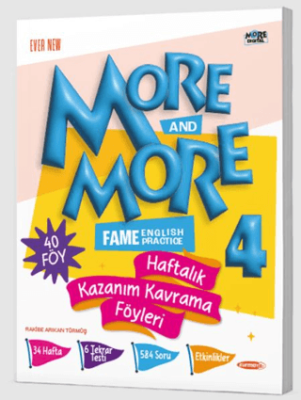 Kurmay Yayınları 4. Sınıf More More Haftalık Kazanım Kavrama Föyleri 44 Föy - 1